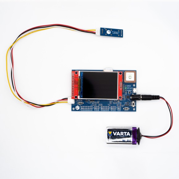 Grand kit de sonde pour ballon stratosphérique avec caméra spatiale, carte micro SD de 64 Go et enregistreur de données