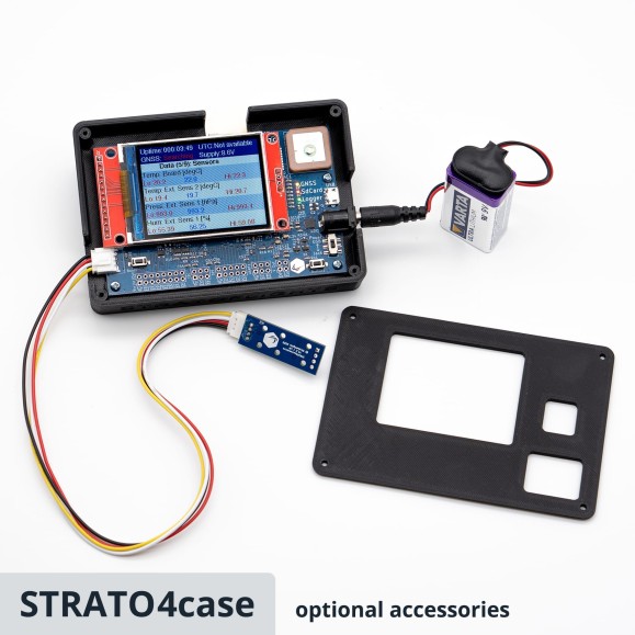 Grand kit de sonde pour ballon stratosphérique avec caméra spatiale, carte micro SD de 64 Go et enregistreur de données