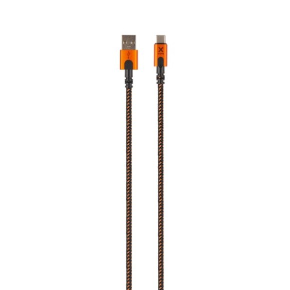Câble XTORM Xtreme USB vers USB-C 1,5m Noir/Orange