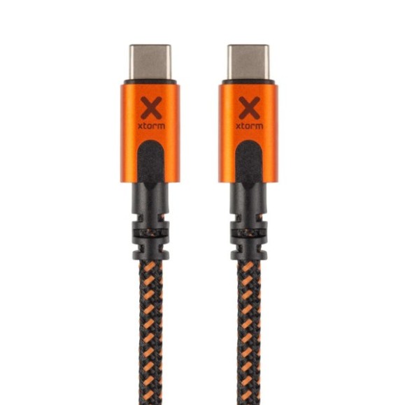 XTORM XTREME Câble PD USB-C 1,5 m Noir/Orange