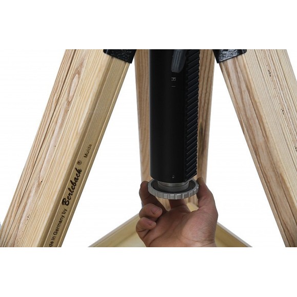 Berlebach Trépied PLANET K70 Colonne à réducteur avec plateau 37 cm + butée d'écartement