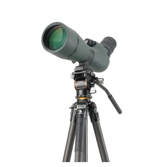 VANGUARD VEO 5 KIT 264CV14 Trépied en carbone avec tête vidéo déportée pour caméras, objectifs et smartphones