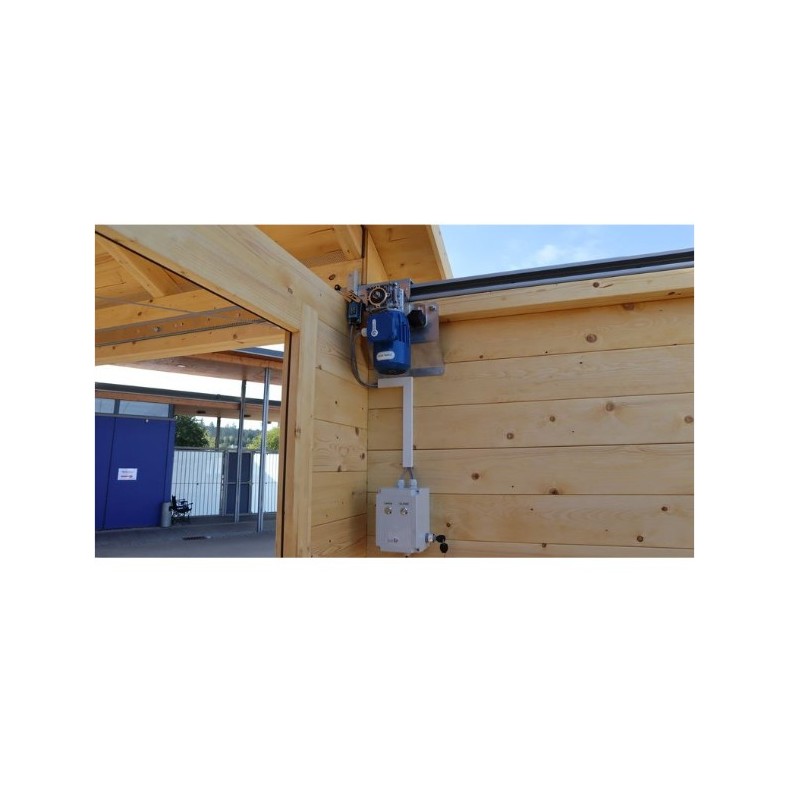 Observatoire à toit coulissant en...