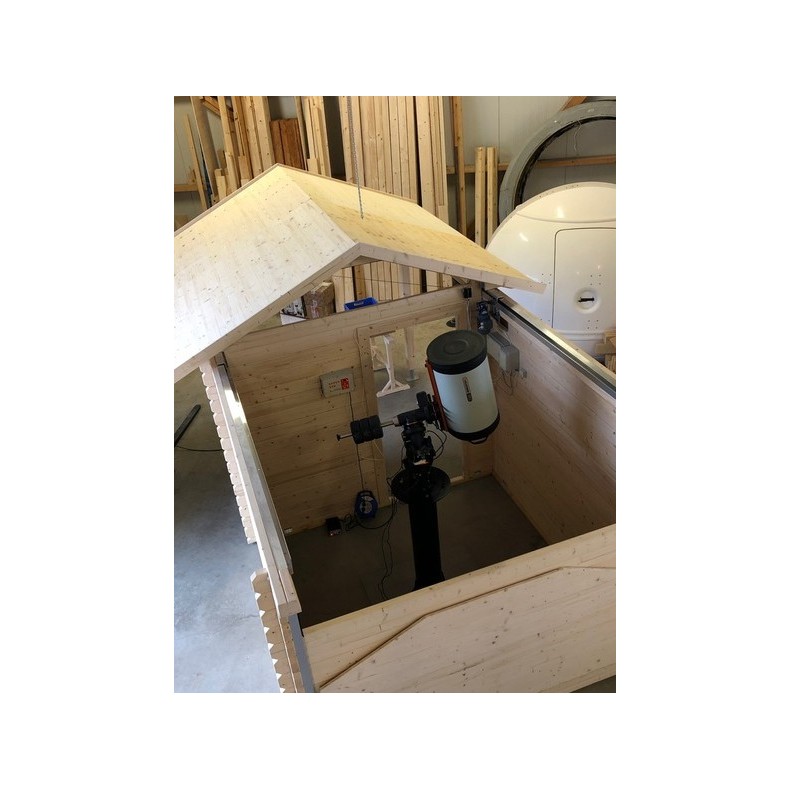 Observatoire à toit coulissant en...