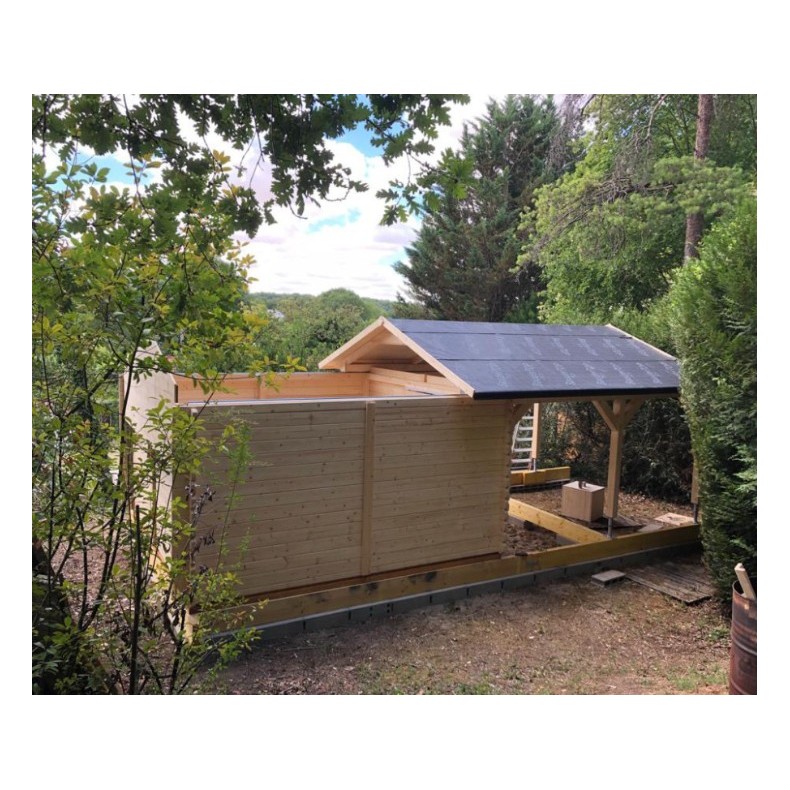 Observatoire à toit coulissant en...