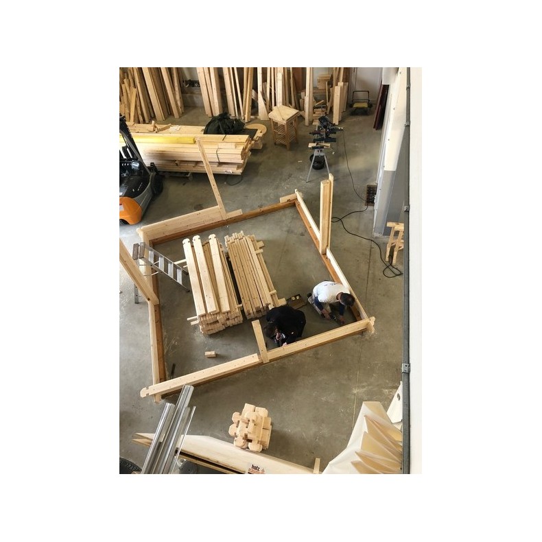 Observatoire à toit coulissant en...