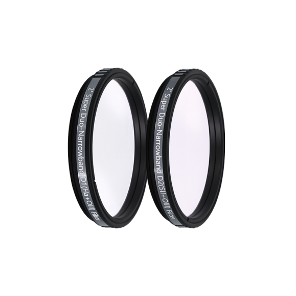 KIT 2 filtres ASKAR Duo band SUPER D HO - SO 6nm 2" pour caméra couleur