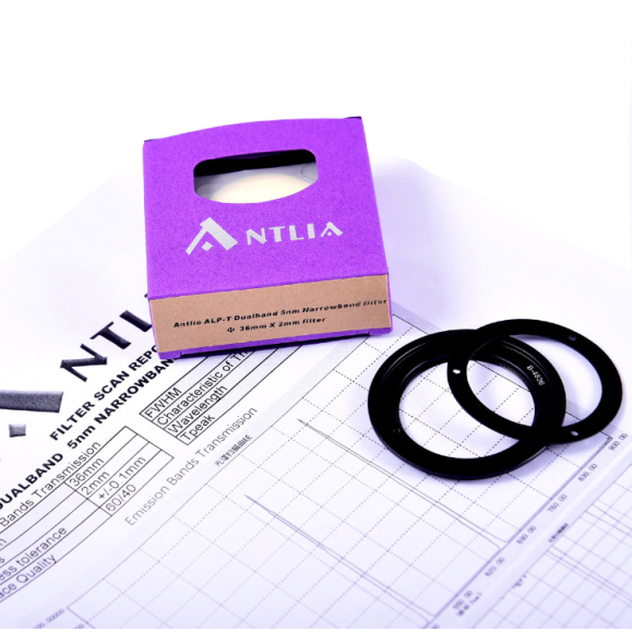 ANTLIA Filtre ALP-T Dual Band (Ha-OIII) 5nm modèle 36mm non monté