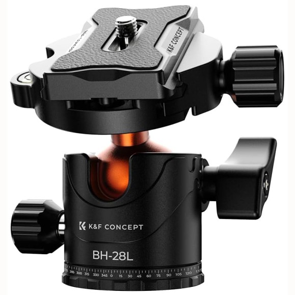 Trépied KT255A4 ALUMINIUM + BH-28L K&F