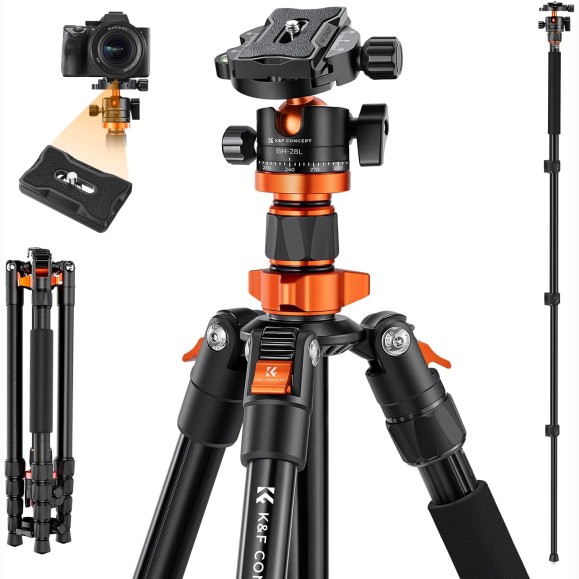 Trépied KT255A4 ALUMINIUM + BH-28L K&F