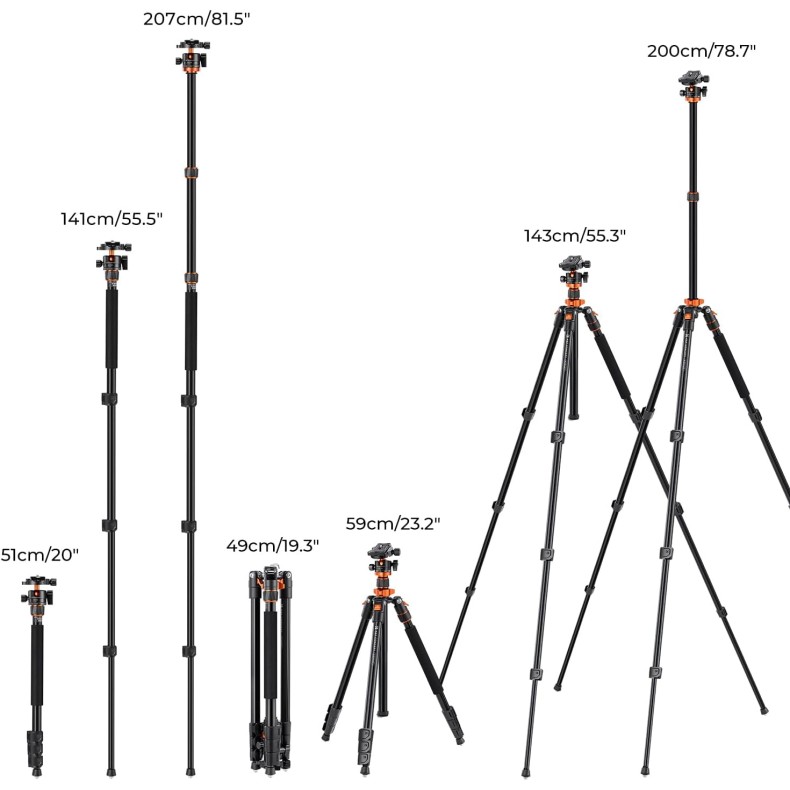 Camera Tripod 200cm Professional... Camera Tripod 200cm Professional...