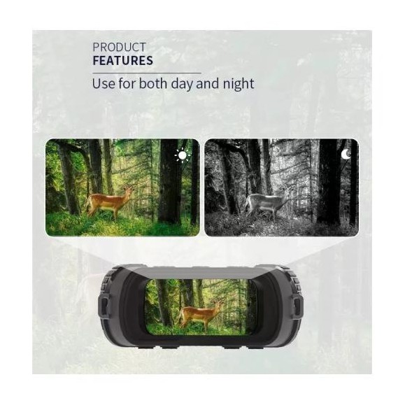 Jumelles de vision nocturne infrarouge rechargeables Day & Night de K&F