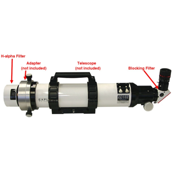 Filtre solaire LUNT H-Alpha LS60FHa / B600d2