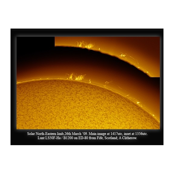 Filtre solaire LUNT H-Alpha LS50FHa / B1200d2