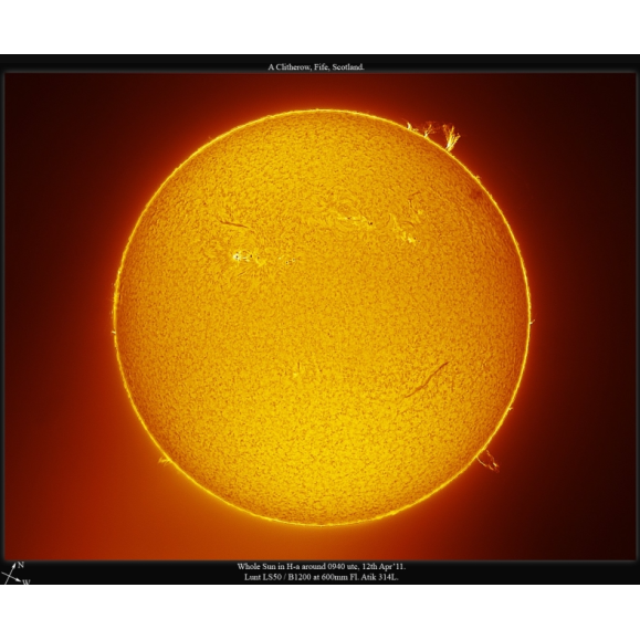 Filtre solaire LUNT H-Alpha LS50FHa / B1200d2