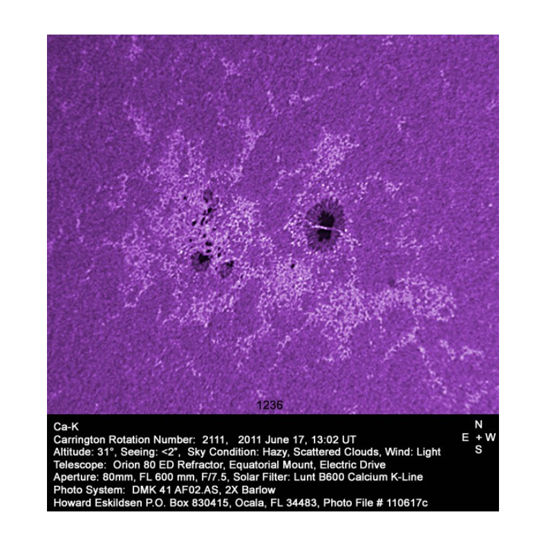 Ca-K LUNT LS18CaKMDs2 filtre sur... Ca-K LUNT LS18CaKMDs2 filtre sur...