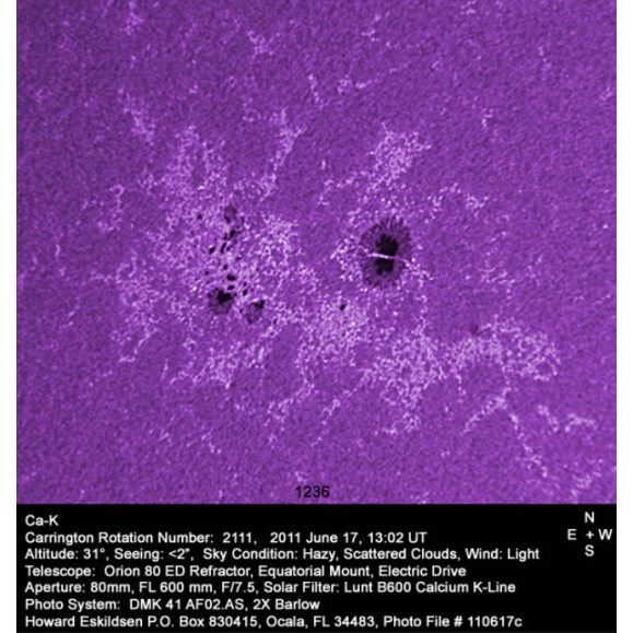 Ca-K LUNT LS18CaKMDs2 filtre sur cylindre d'extension