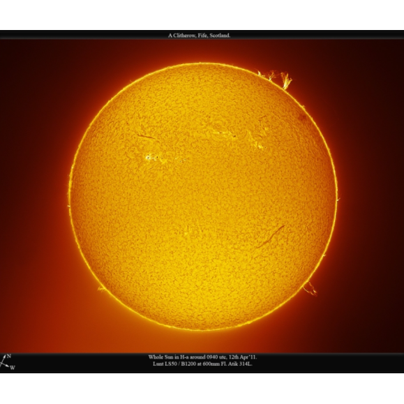 Filtre solaire LUNT H-Alpha LS50FHa / B600d2