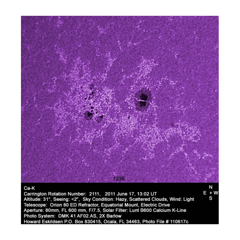 Ca-K LUNT LS12CaKMDd2 filtre diagonal... Ca-K LUNT LS12CaKMDd2 filtre diagonal...