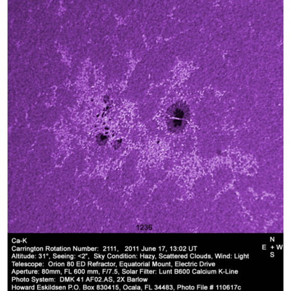 Ca-K LUNT LS12CaKMDd2 filtre diagonal 90° pour étoiles