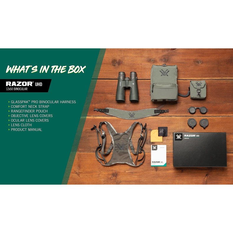 Vortex Jumelles Razor® UHD 12x50 Vortex Jumelles Razor® UHD 12x50
