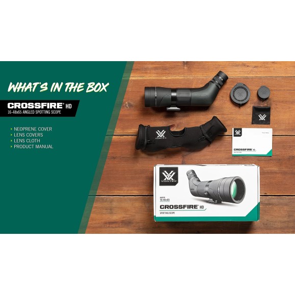 Vortex Télescope terrestre Crossfire HD 16-48x65 45º