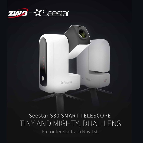 Télescope/caméra intelligente tout-en-un Seestar S30