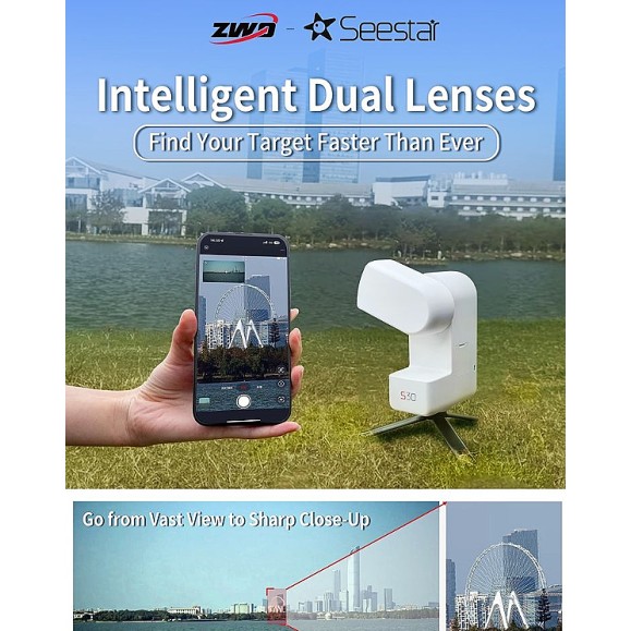 Télescope/caméra intelligente tout-en-un Seestar S30