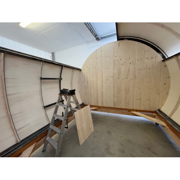 Observatoire à toit coulissant en bois Dôme Partie optique Modèle GreenLine MEDIUM-32 2.25x2.25M