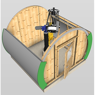 Observatoire en bois avec...