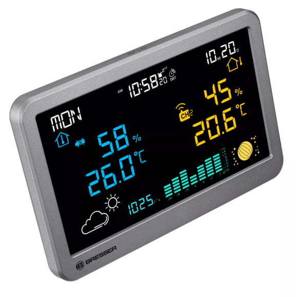 Estación Meteorológica Inalámbrica BRESSER MeteoTemp TBH