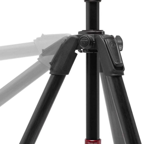 Trépied Manfrotto 055 Carbon avec tête vidéo fluide 502