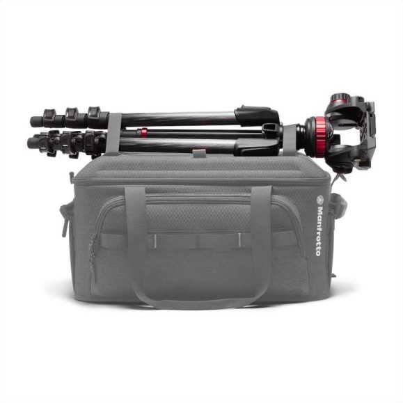 Trépied Manfrotto 055 Carbon avec tête vidéo fluide 502