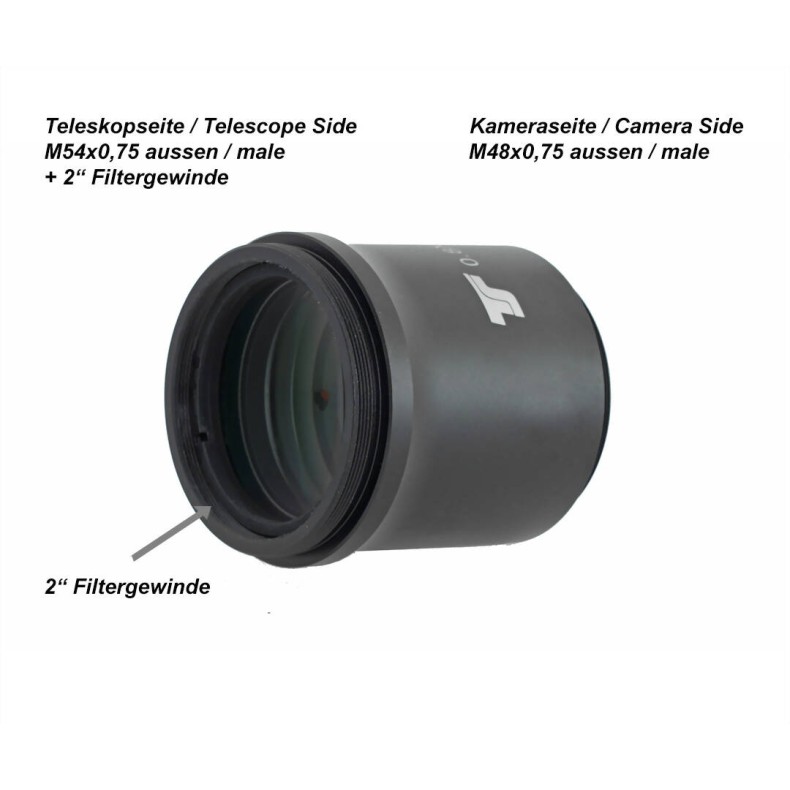 Reductor 0,8x TS-Optics para ED y Apo...