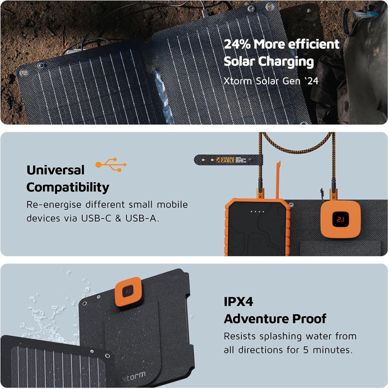 Panneau solaire XTORM "Solar Booster"...