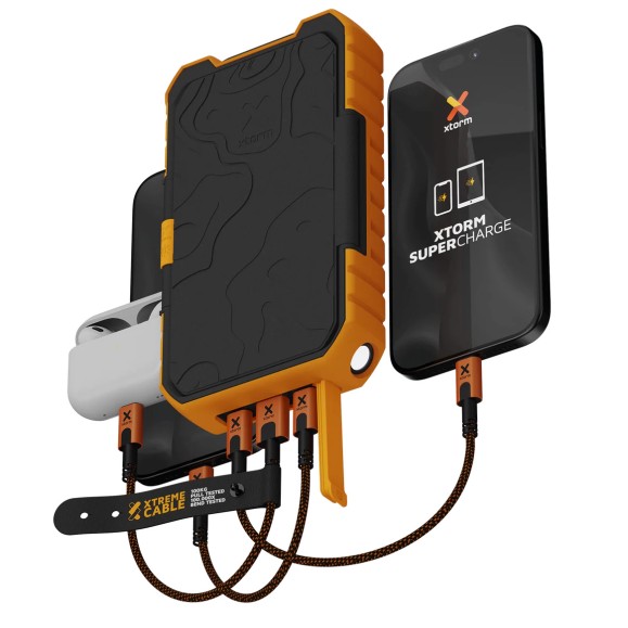 Pack solaire XTORM "Rugged" 10.000 noir/orange