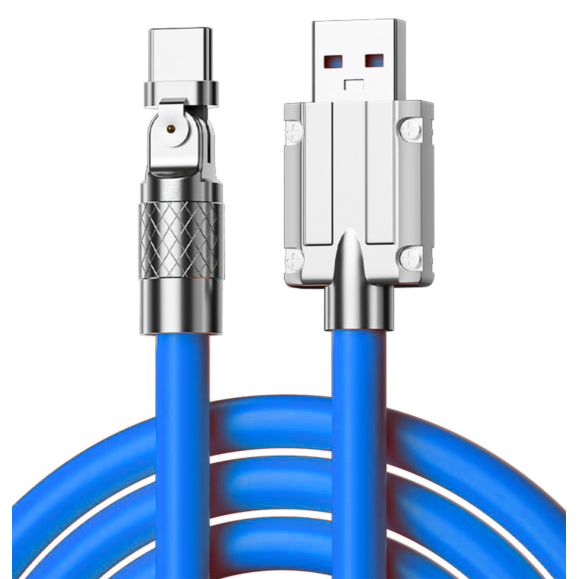 PEGASUS ASTRO Câble flexible USB 2.0 Type-A mâle vers USB 3.0 Type-C (bleu) de 0,5 mètre