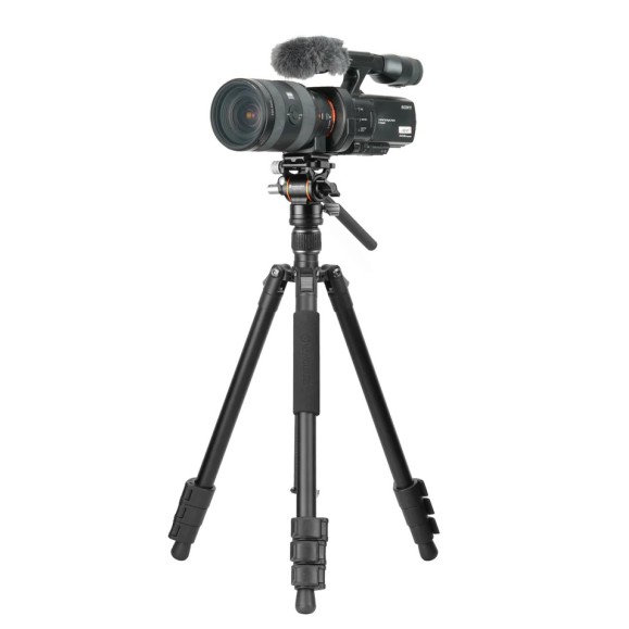 VANGUARD Vesta GO 234AV10 trépied de voyage en aluminium, tête vidéo