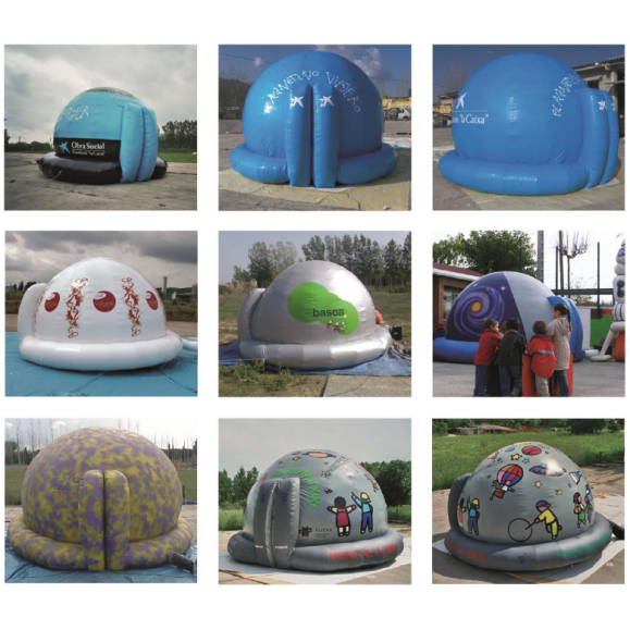 Dôme de planétarium gonflable portable 5m sans décoration