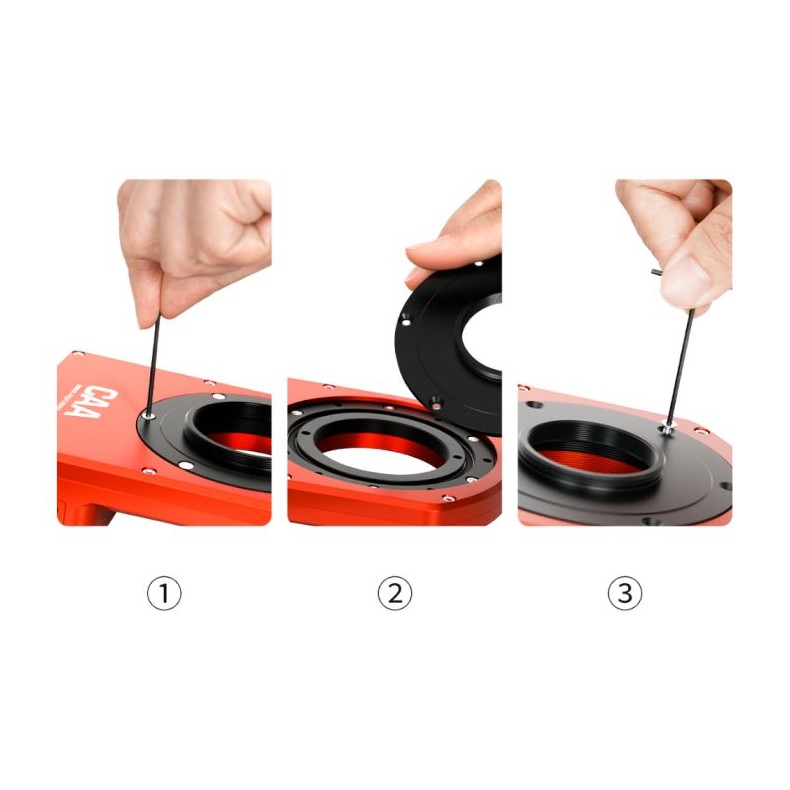 Plaque d'adaptation ZWO CAA à M42 Plaque d'adaptation ZWO CAA à M42