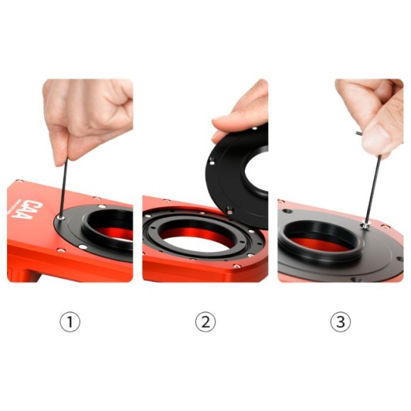 Plaque d'adaptation ZWO CAA à M42