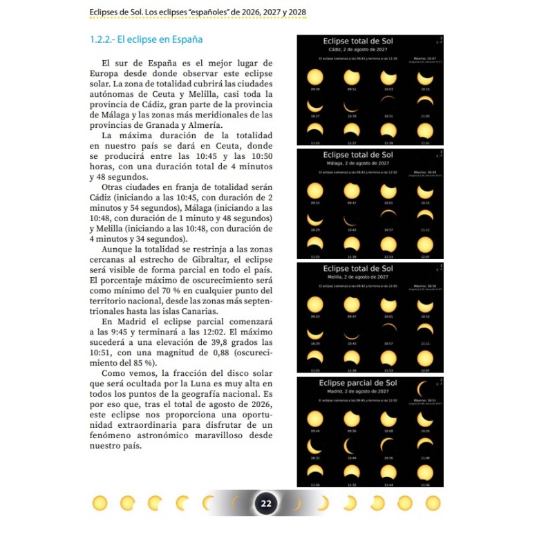 Livre "Eclipses de Soleil. Los... Livre "Eclipses de Soleil. Los...