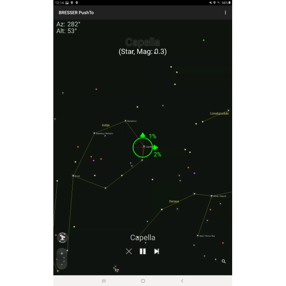Télescope intelligent BRESSER PushTo AR-80/400 avec trépied