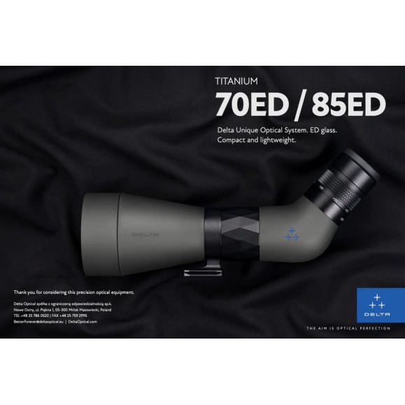 DELTA TITANIUM ED85 25-60x85 DO1908 télescope terrestre