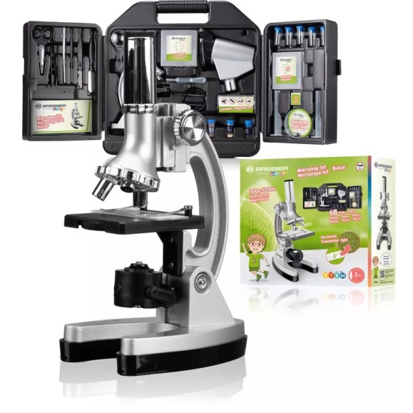 Microscope Bresser Junior Biotar 300x-1200x (avec mallette de transport)