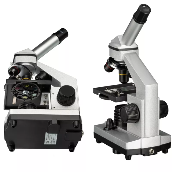 Kit microscope Bresser Junior Biolux CA 40x-1024x avec valise
