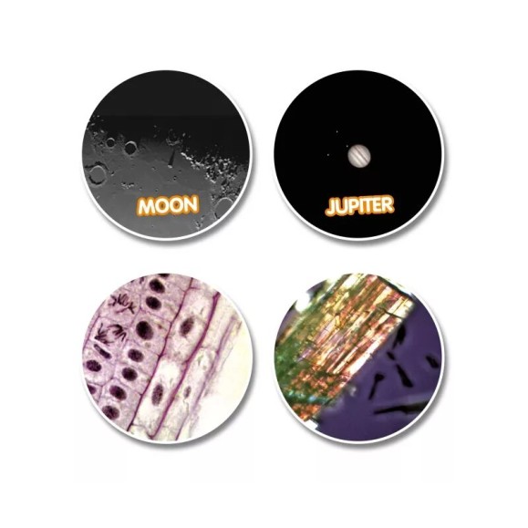 Ensemble télescope et microscope National Geographic pour les débutants