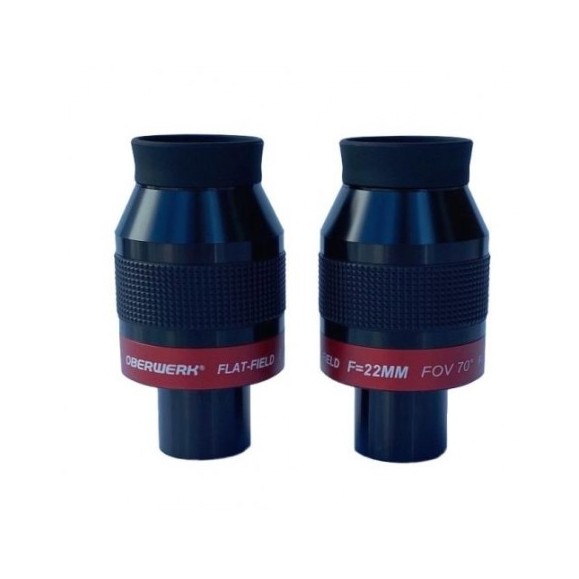 Oculaires de 22 mm avec champ apparent de 70° pour jumelles Oberwerk XL