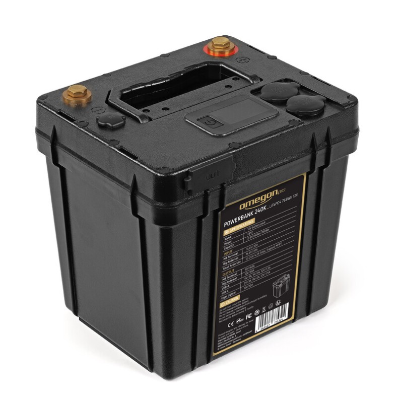 OMEGON Pro Powerbank 240k LiFePO4...