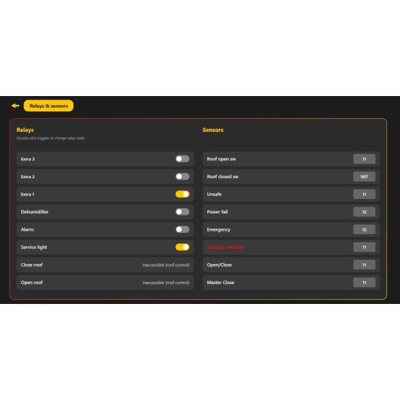 STARLING Contrôleur d'observatoire partagé avec clip de montage sur rail DIN